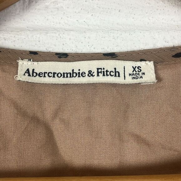 Abercrombie & Fitch animal print wrap dress - Picture 3 of 6